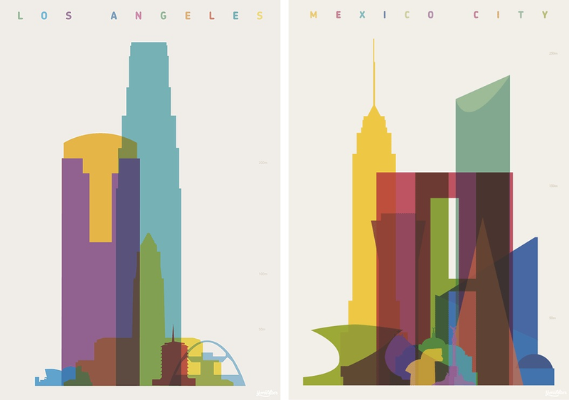 Illustration for article titled These Gorgeous Screenprints Showcase a City's Most Famous Structures